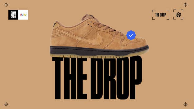 This is an image of a beige dunk