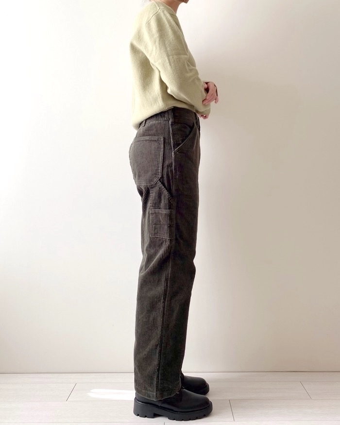 GUのオススメのパンツ「コーデュロイペインターパンツ（セットアップ可能）」