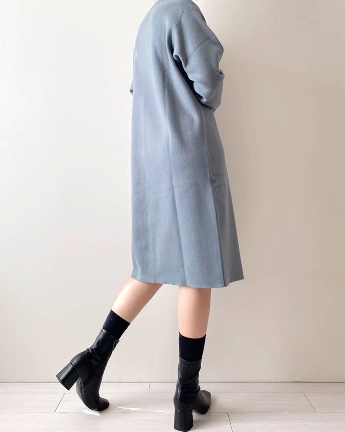 ユニクロのオススメのワンピース「スフレヤーンワンピース(スムース・長袖)」