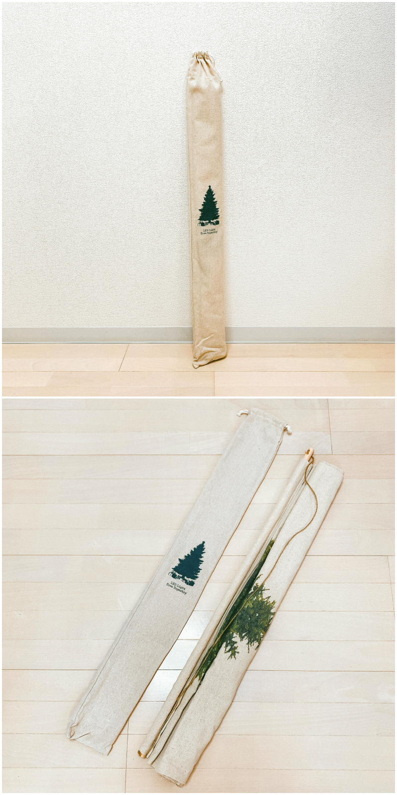 salut!(サリュ)のおすすめのクリスマスアイテム「【Marché de Noël】LEDツリータペストリー」