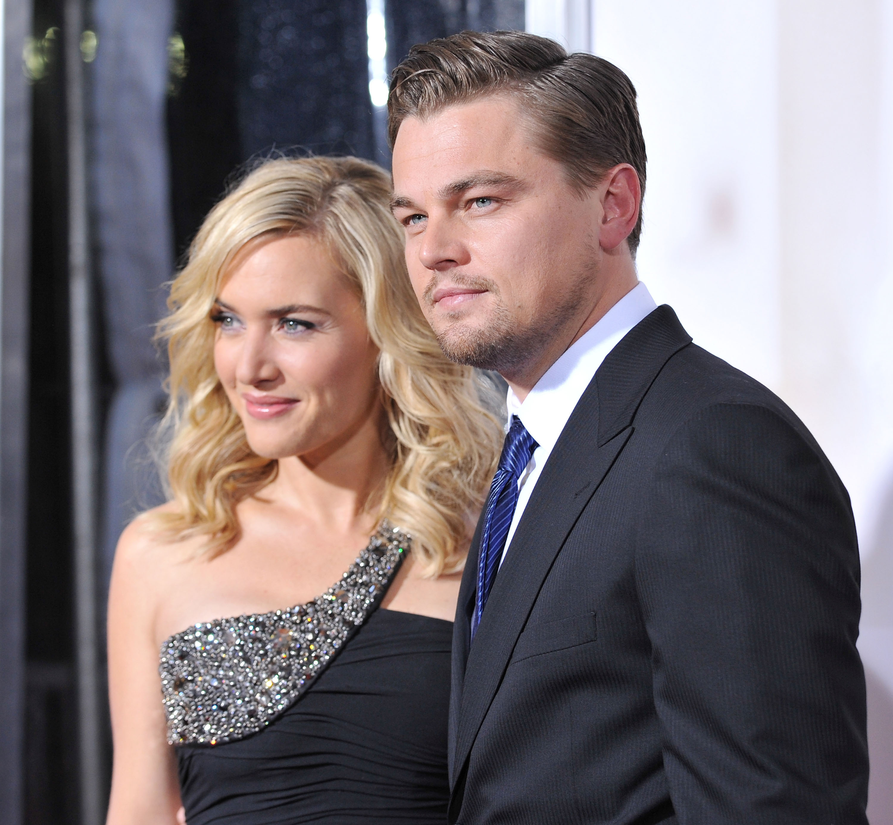 Kate and Leo at a media event