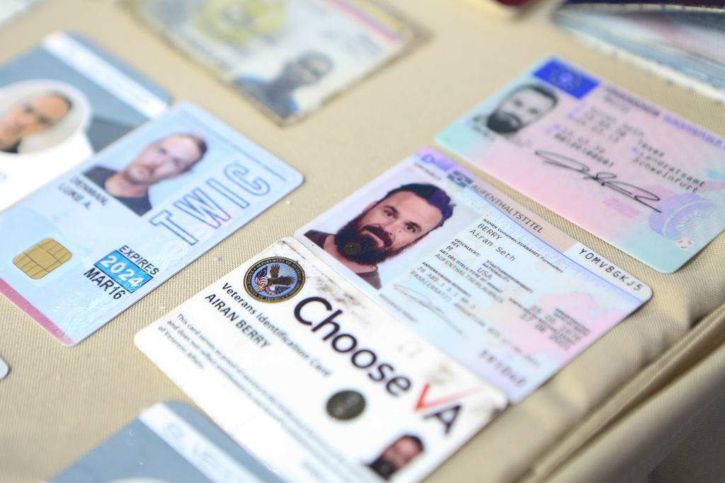 People&#x27;s ID cards