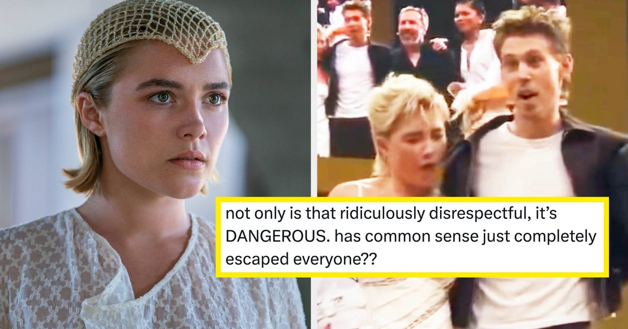 Florence Pugh Hit In Face During Dune Event