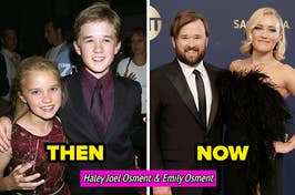 Haley Joel and Emily Osment then and now