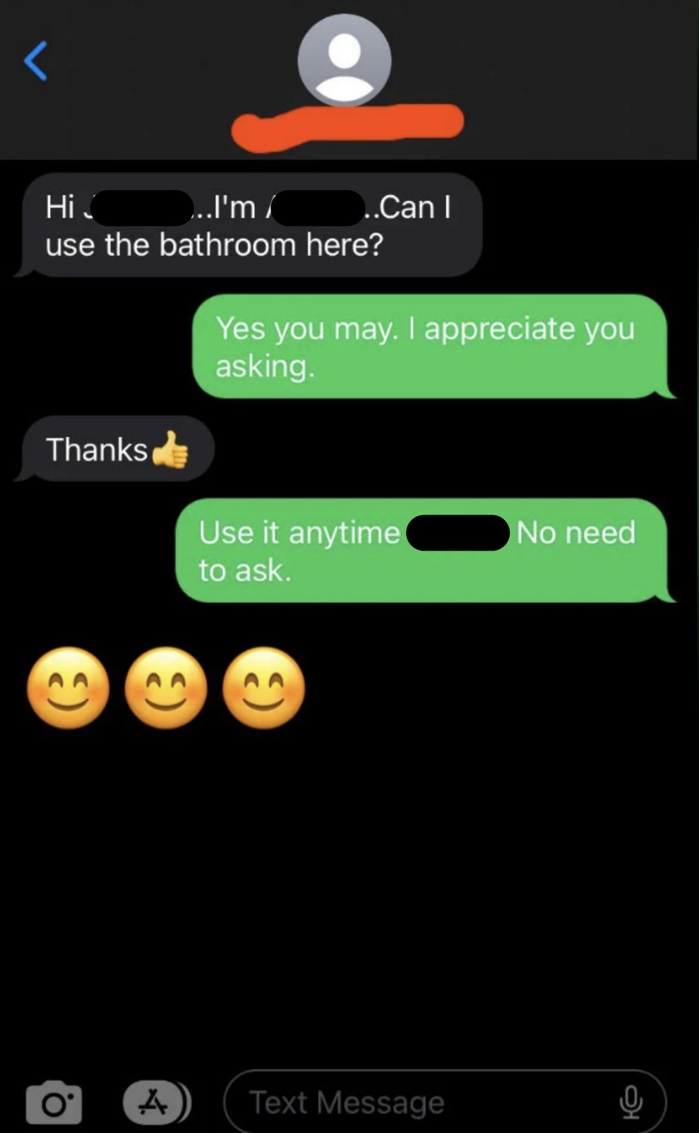 What Does The 'Just Go To The Bathroom' Text Mean? The Viral