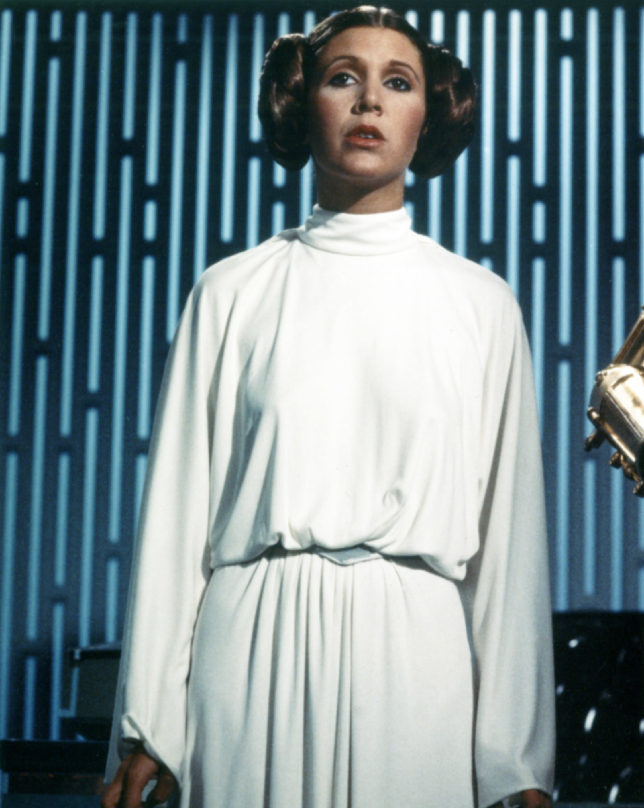 Closeup of Princess Leia