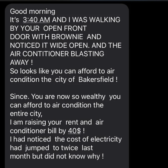 "You are now so wealthy you can afford to air condition the entire city…"