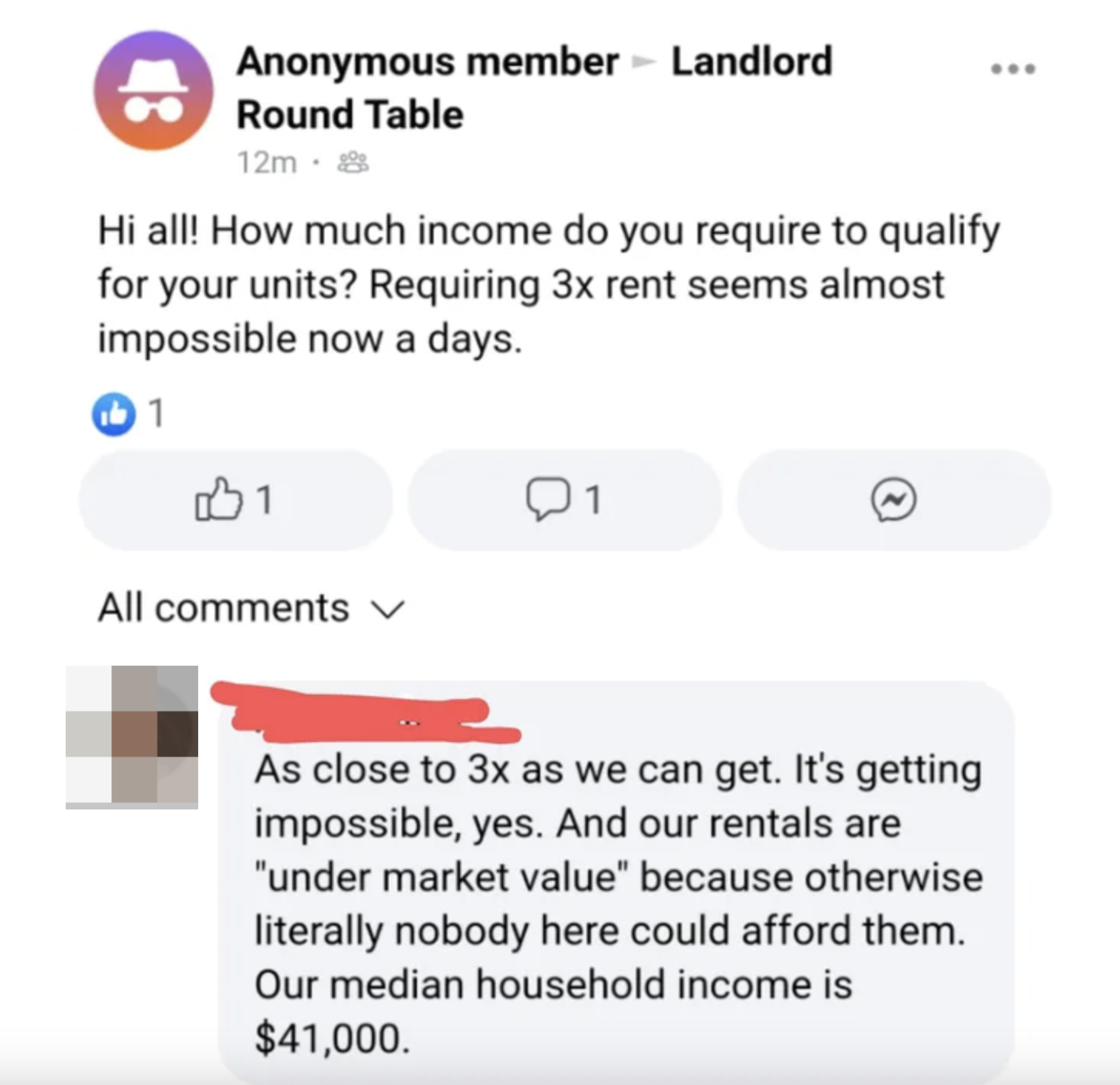 "As close to 3x as we can get."