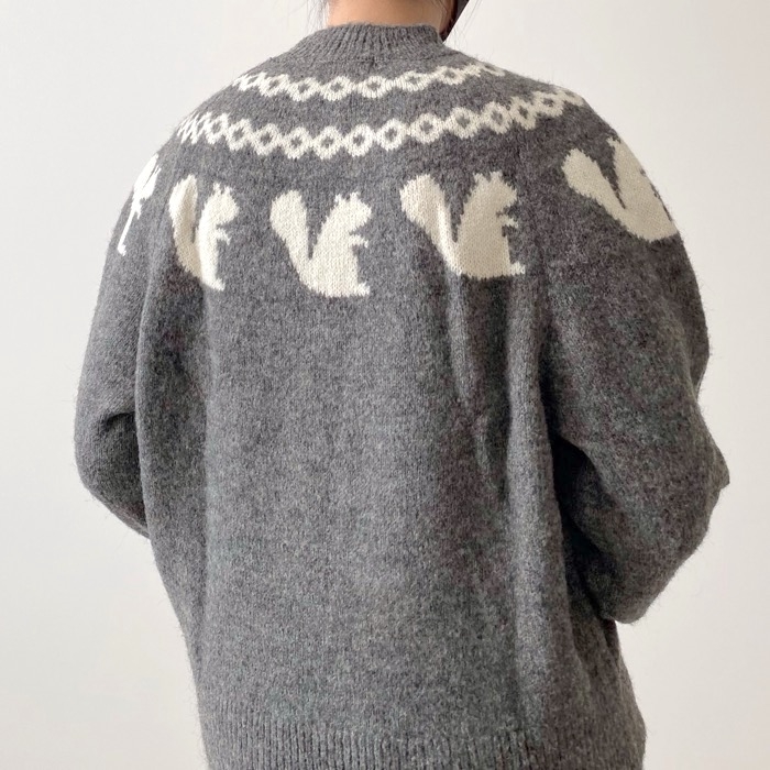 ユニクロのオススメのセーター「ジャカードクルーネックセーター（長袖）」