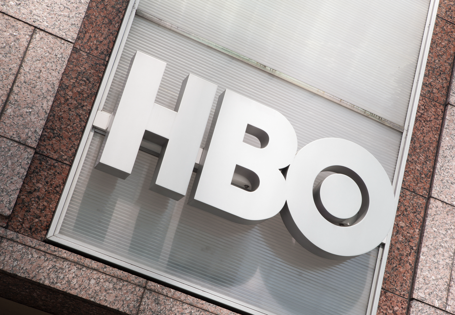 HBO logo on office building