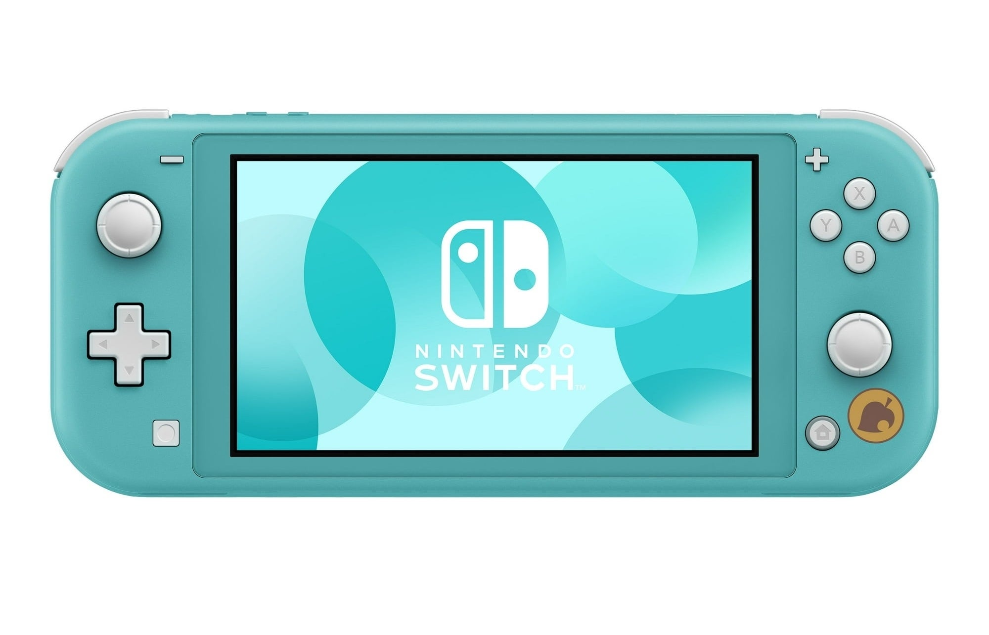 nintendo switch lite with animal crossing design