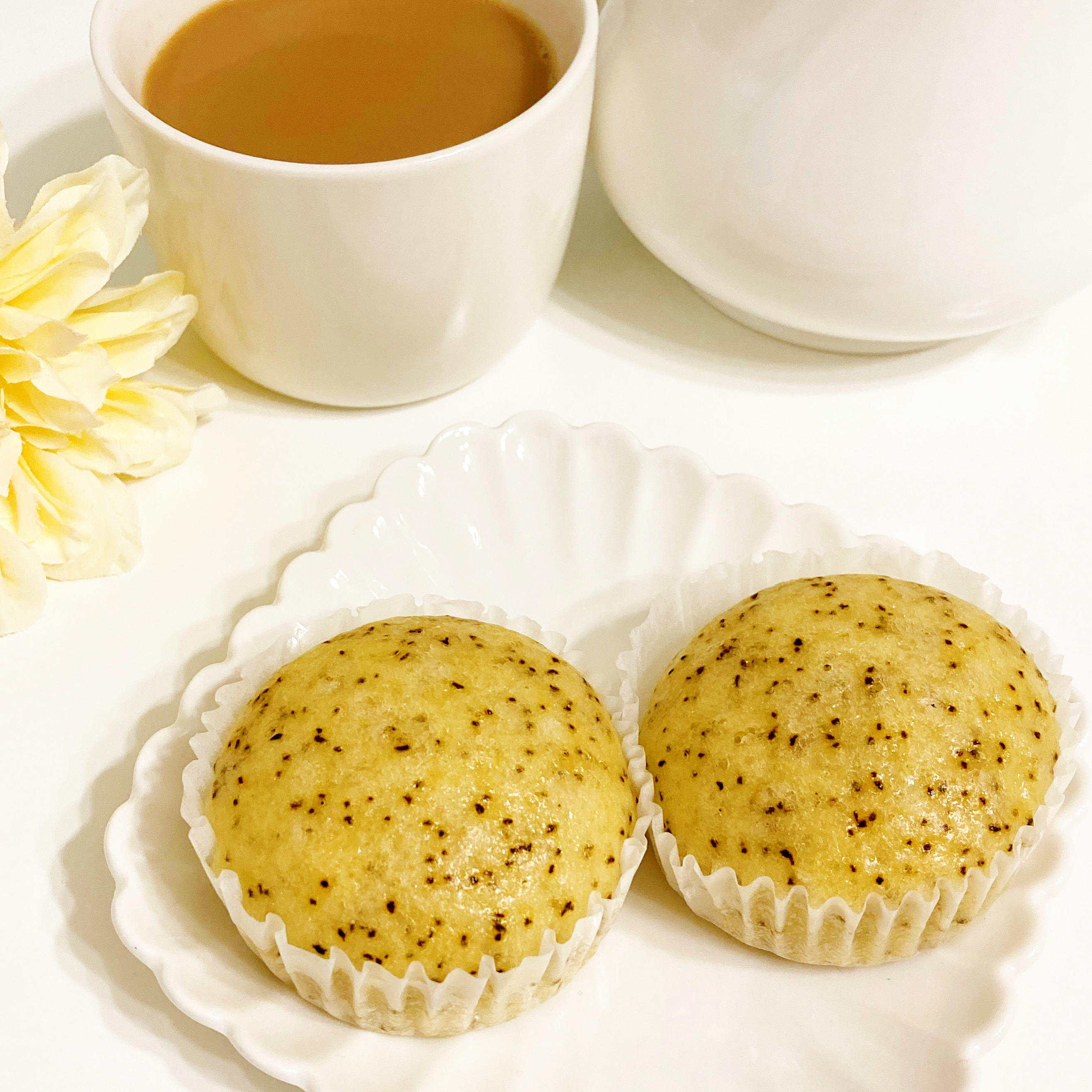 セブン-イレブンのおすすめパン「7P アールグレイの紅茶蒸しパン4個入」