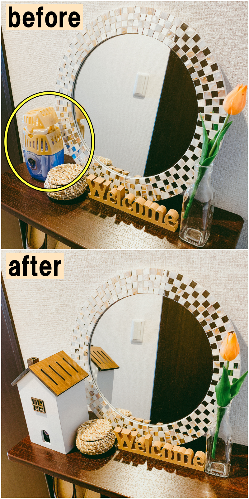 salut!(サリュ)のおすすめの便利グッズ「おうち芳香消臭剤カバー」