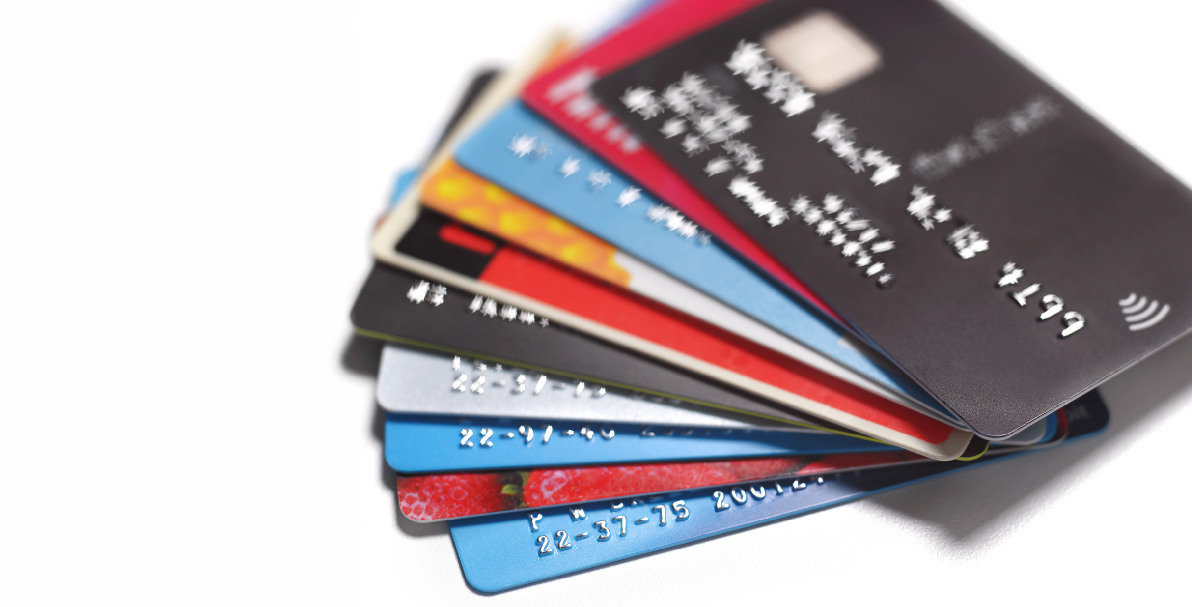 fanned out credit cards