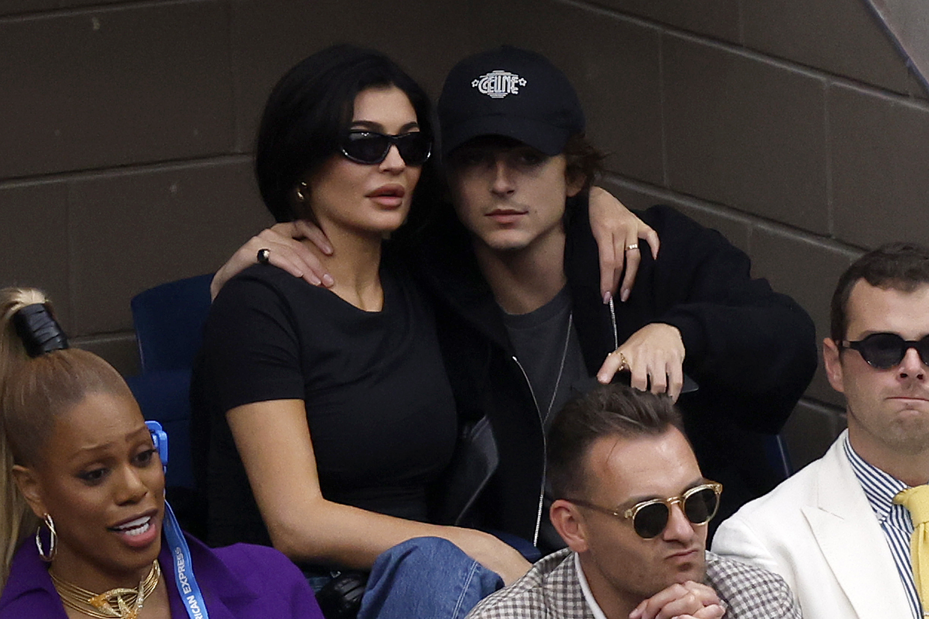 Kylie and Timothée at the US Open