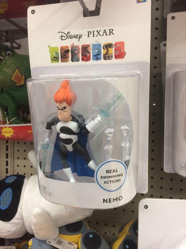 "Real swimming action!"