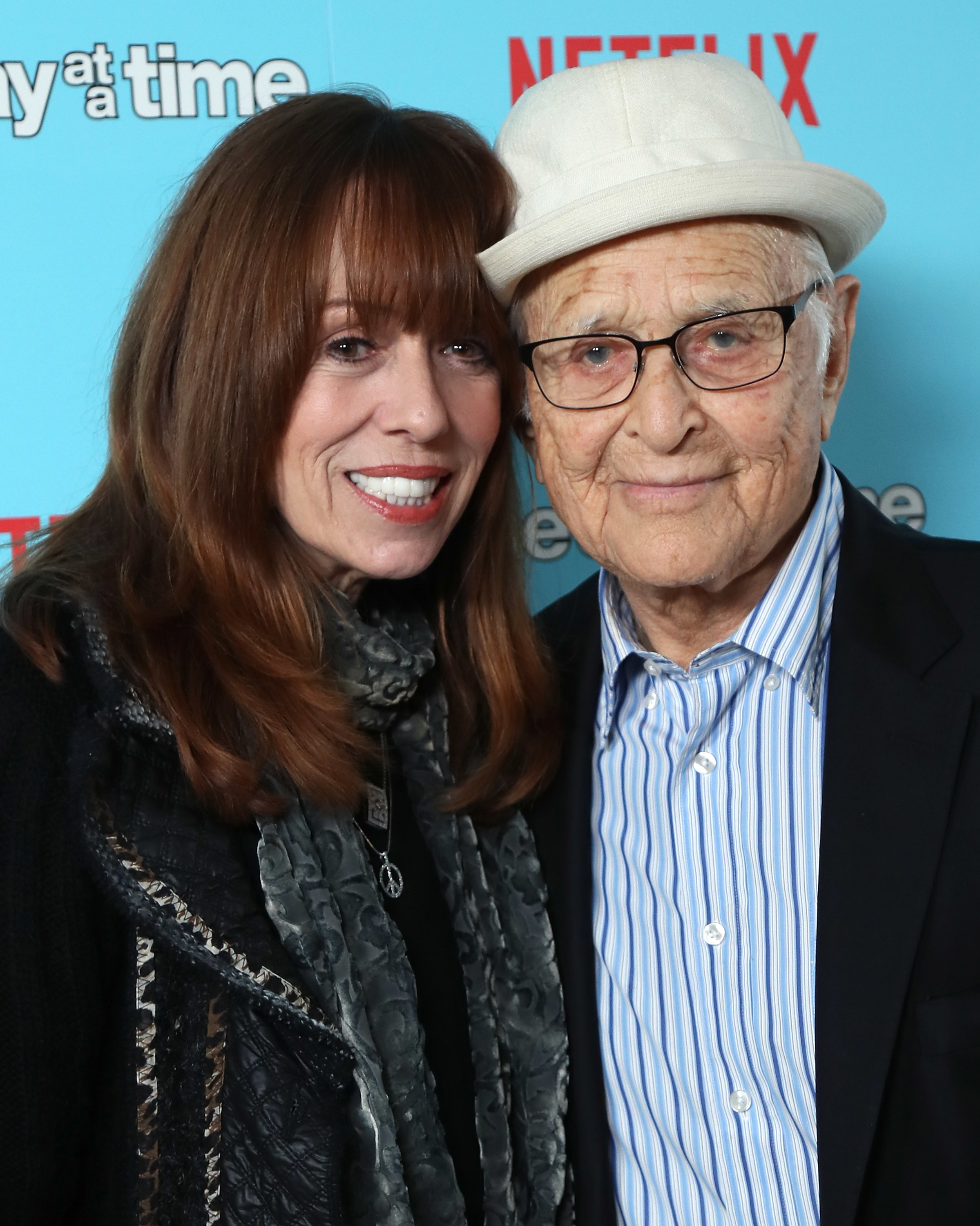 Mackenzie Phillips and Norman Lear