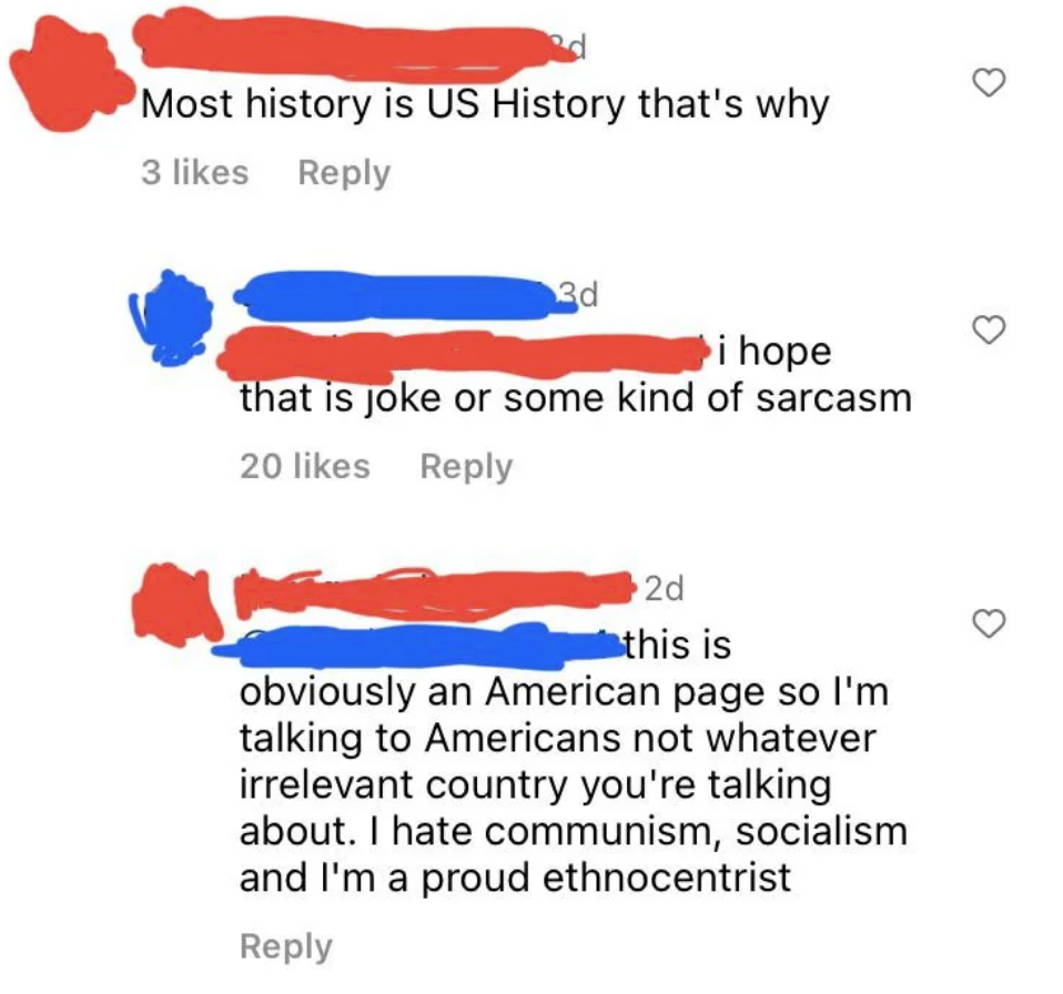 this is obviously an american page so i&#x27;m talking to americans not whatever irrelevant country you&#x27;re talking about. i hate socialism and i&#x27;m a pround ethnocentrist