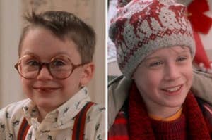 Fuller and Kevin smiling in Home Alone