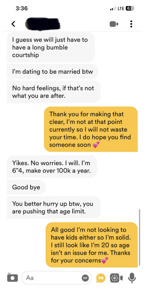 you better hurry up, you are pushing the age limit