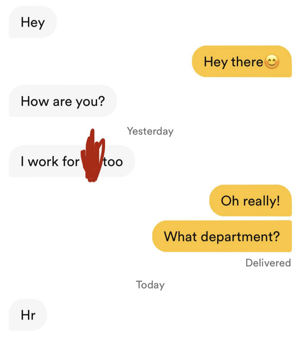 i work there too, for HR