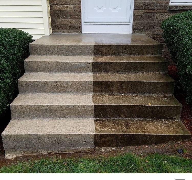 Steps mid-clean