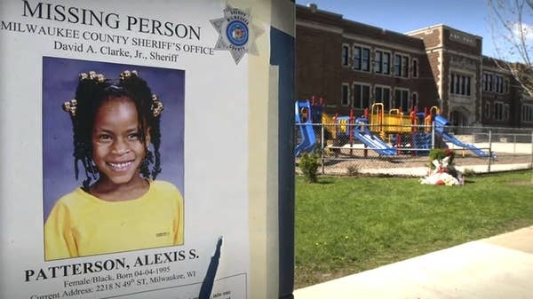 her missing person poster and the school she attended