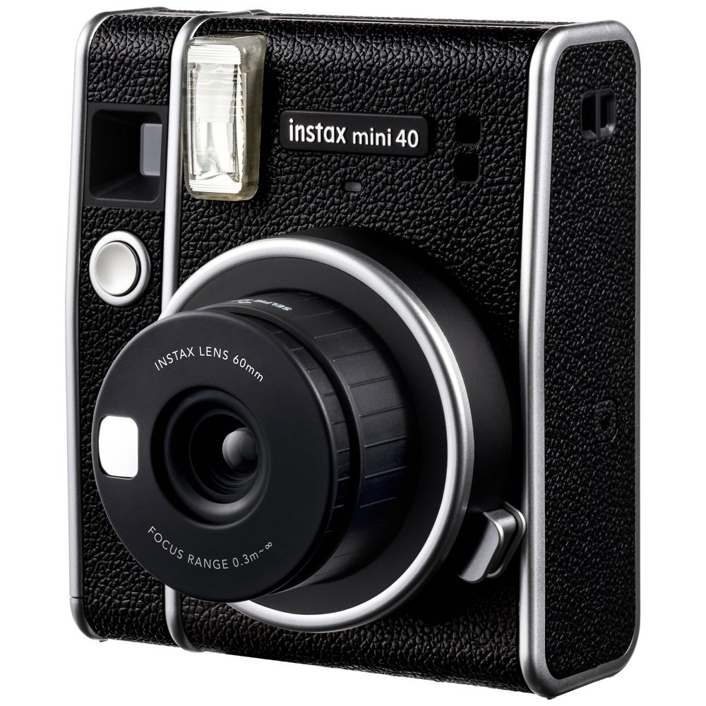 the black instant camera