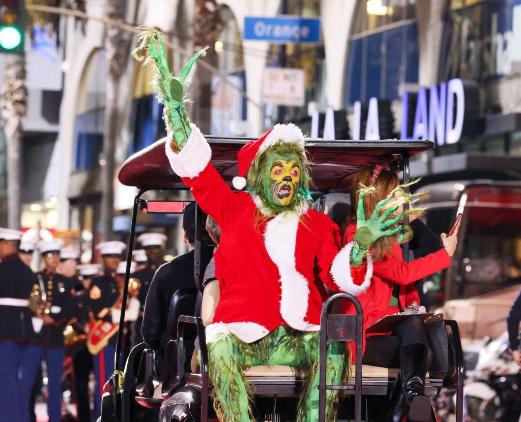 Mr Grinch in a parade