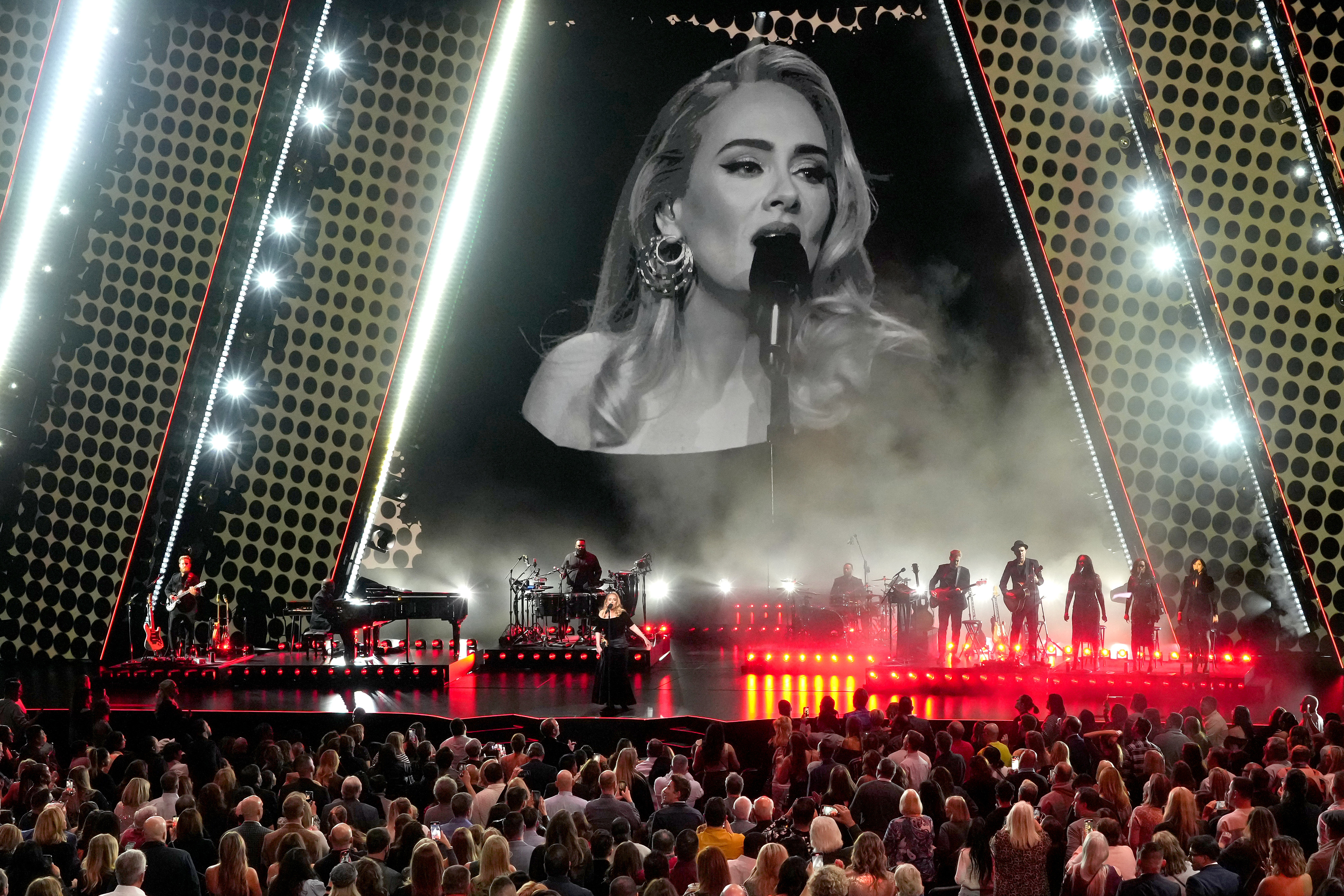 Adele onstage