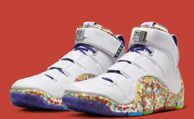 Nike LeBron 4 'Fruity Pebbles' Retro DQ9310-100 Release Date