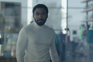 donald glover in action mode