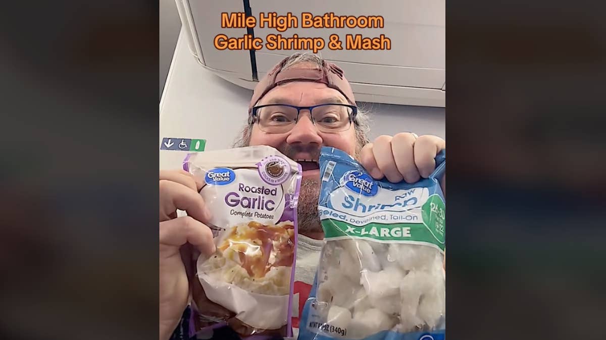This man is giving new meaning to the phrase "mile high club."