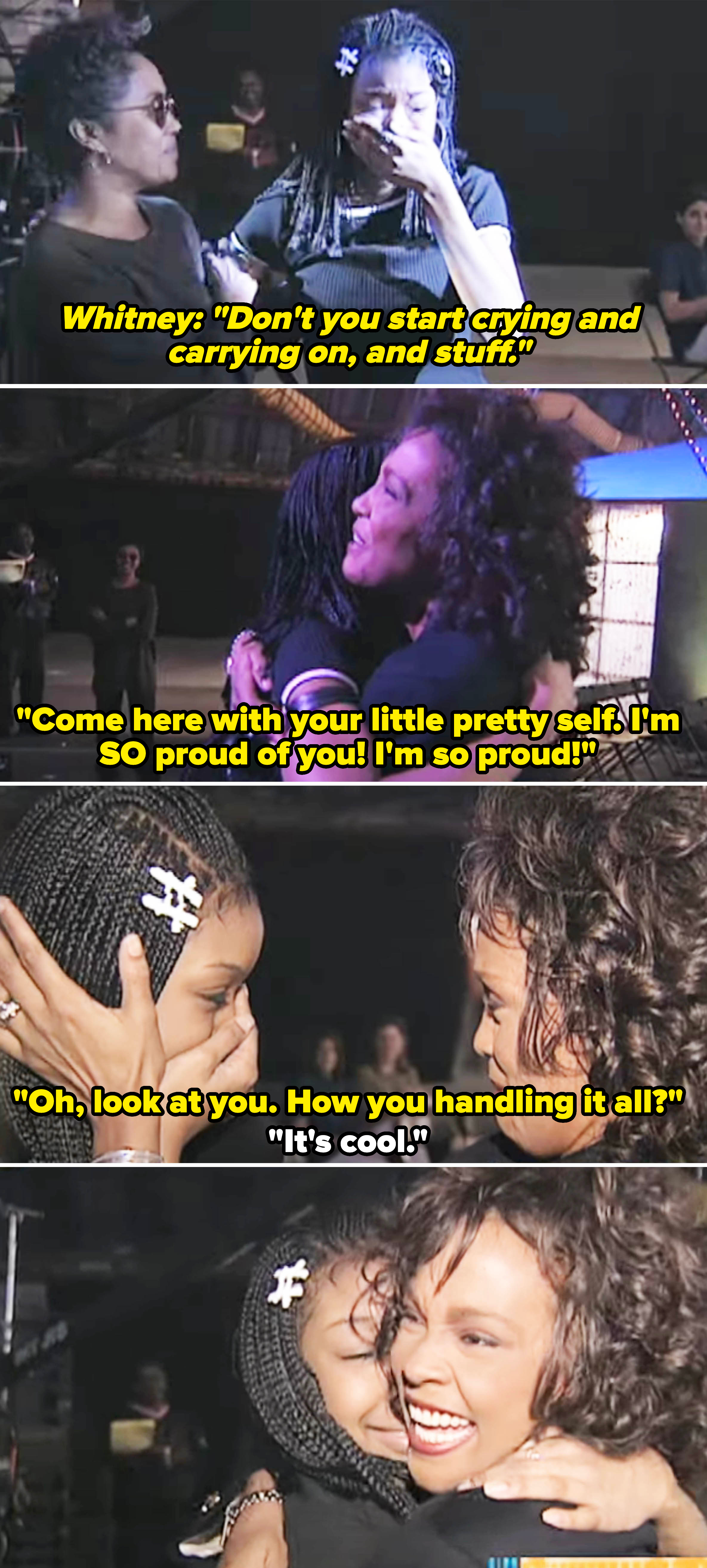 brandy crying after meeting whitney