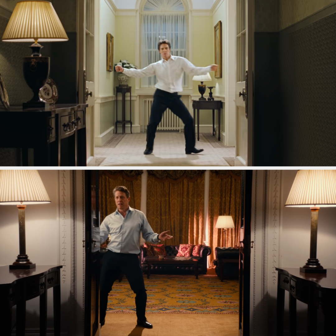 Screenshots from &quot;Love Actually&quot; and &quot;Red Nose Day Actually&quot;