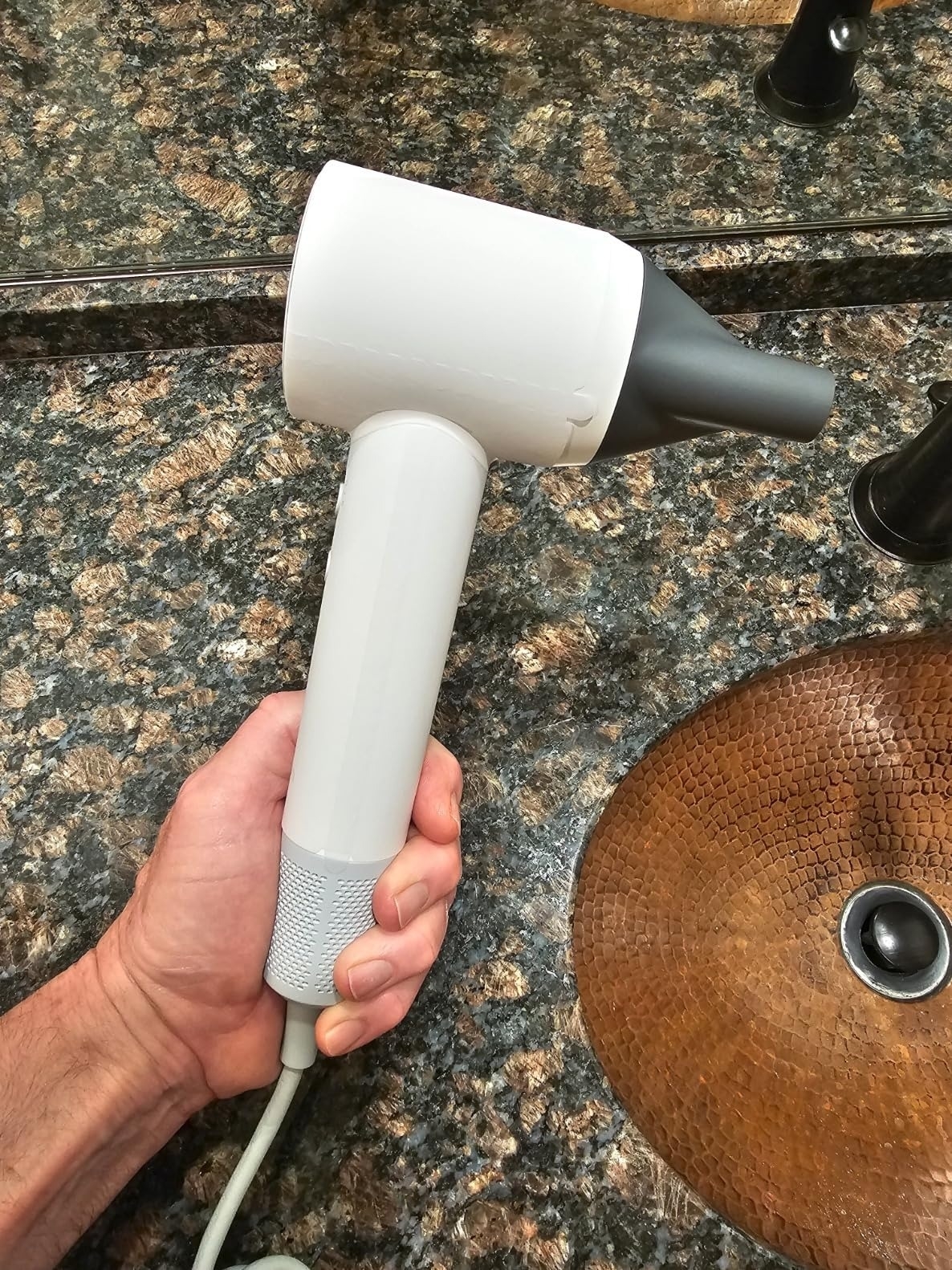 Dyson Supersonic Hair Dryer in good White/ Silver