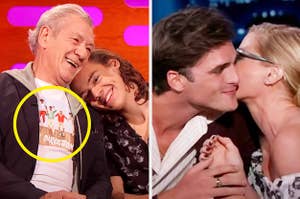 Ian McKellan and Harry Styles, and Jacob Elordi and Julie Bowen