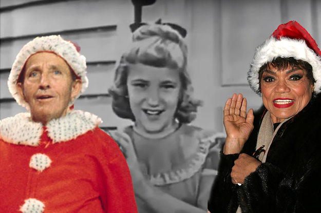 Bing Crosby, Gayla Peevey, and Eartha Kitt.