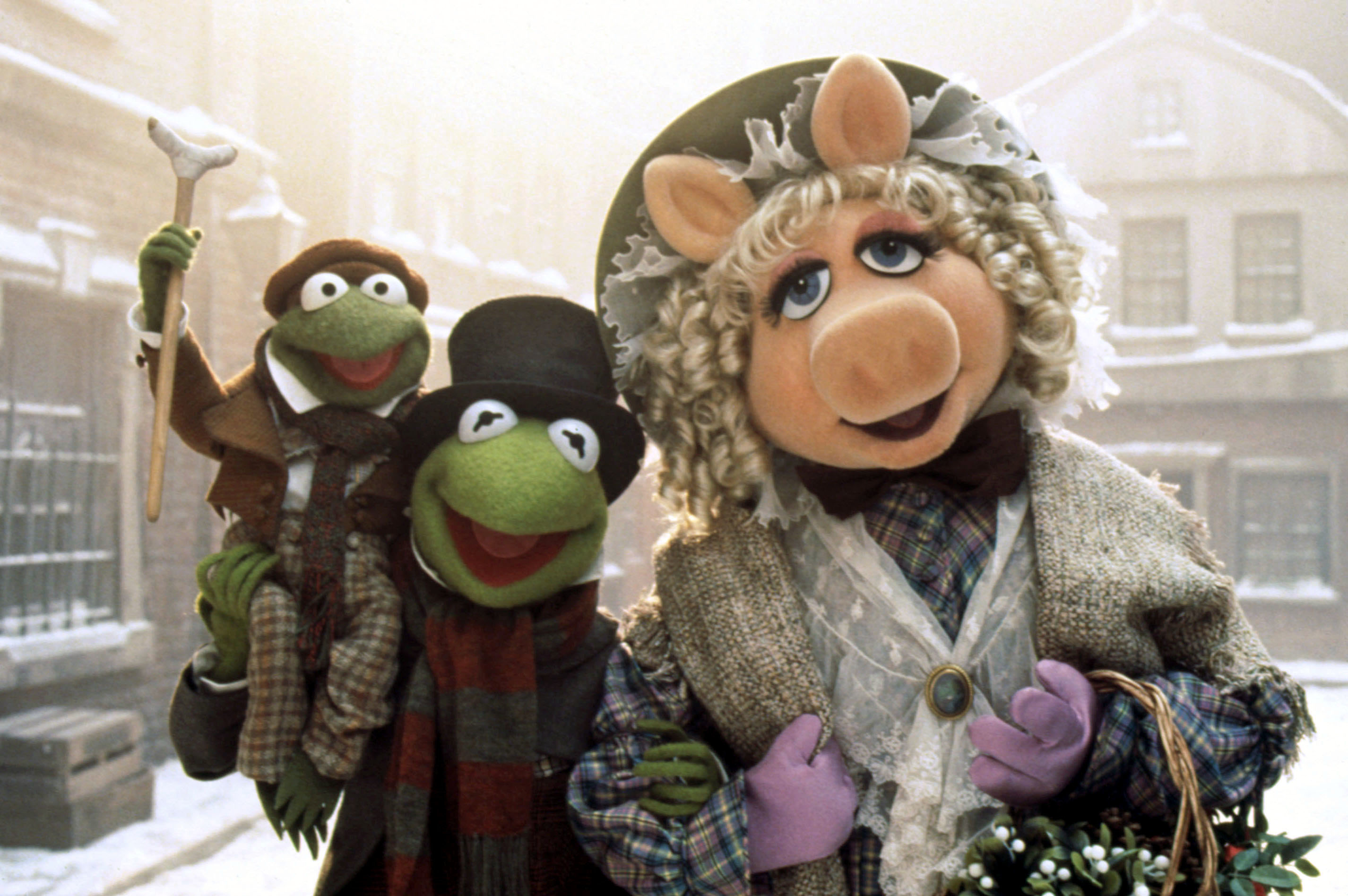 the muppets in the snow