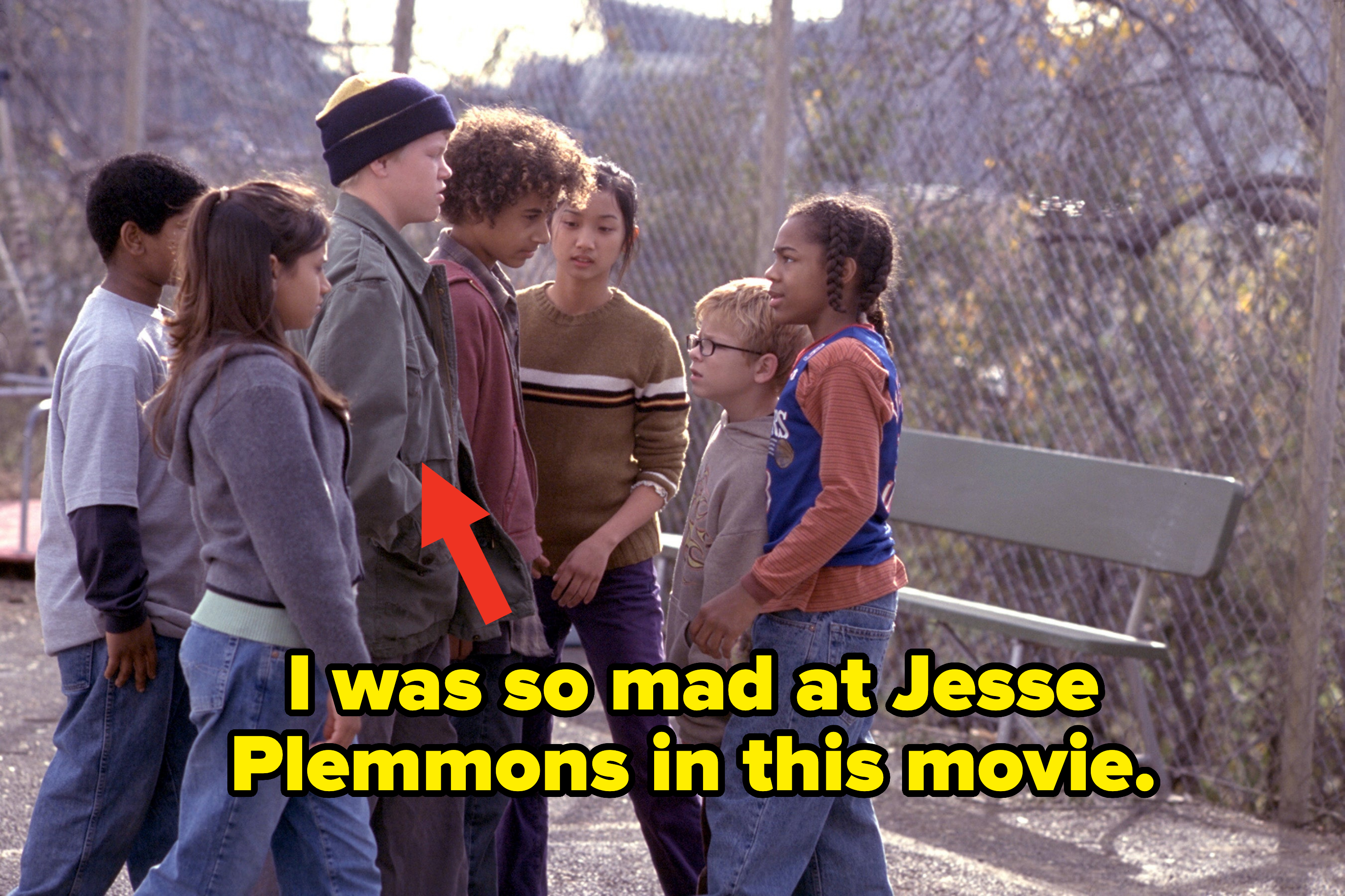 older kids trying to bully murph and Calvin with text, i was so mad at jesse plemmons in this movie