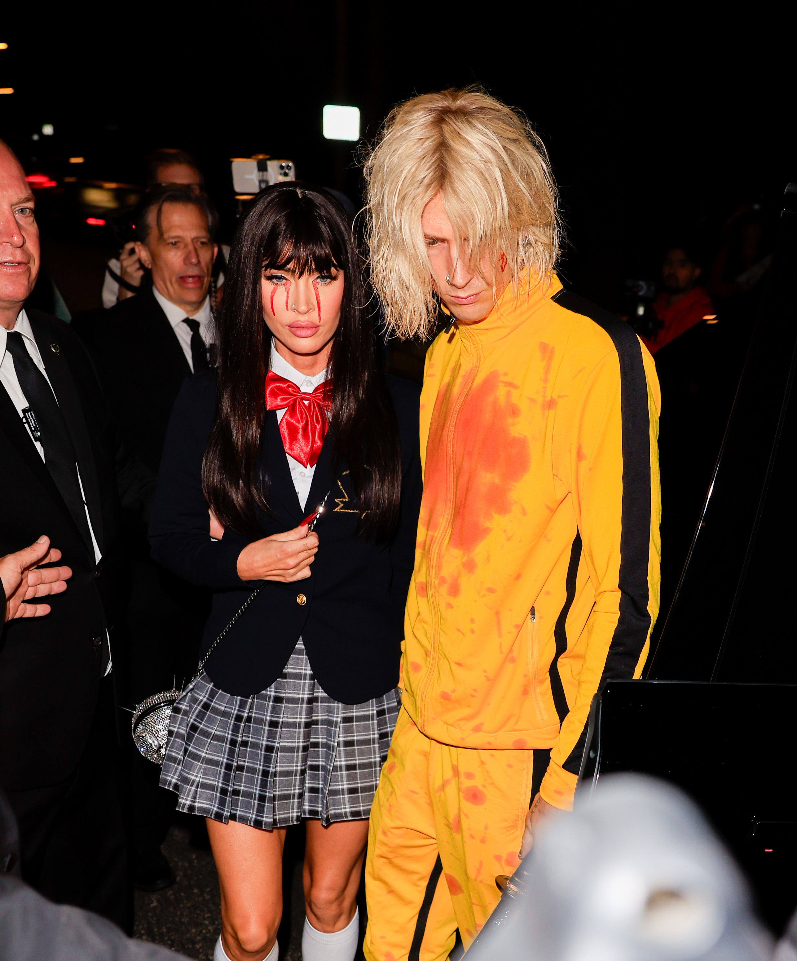 the two dressed as kill bill characters