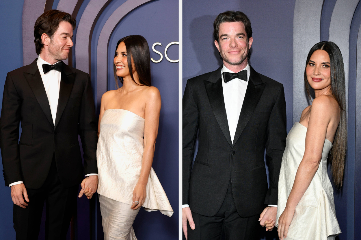 John Mulaney, Olivia Munn Make Red Carpet Debut