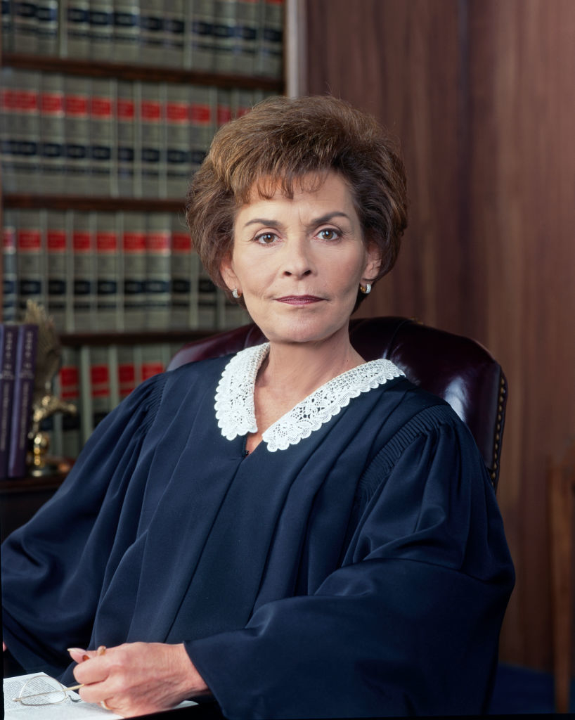 Closeup of Judge Judy