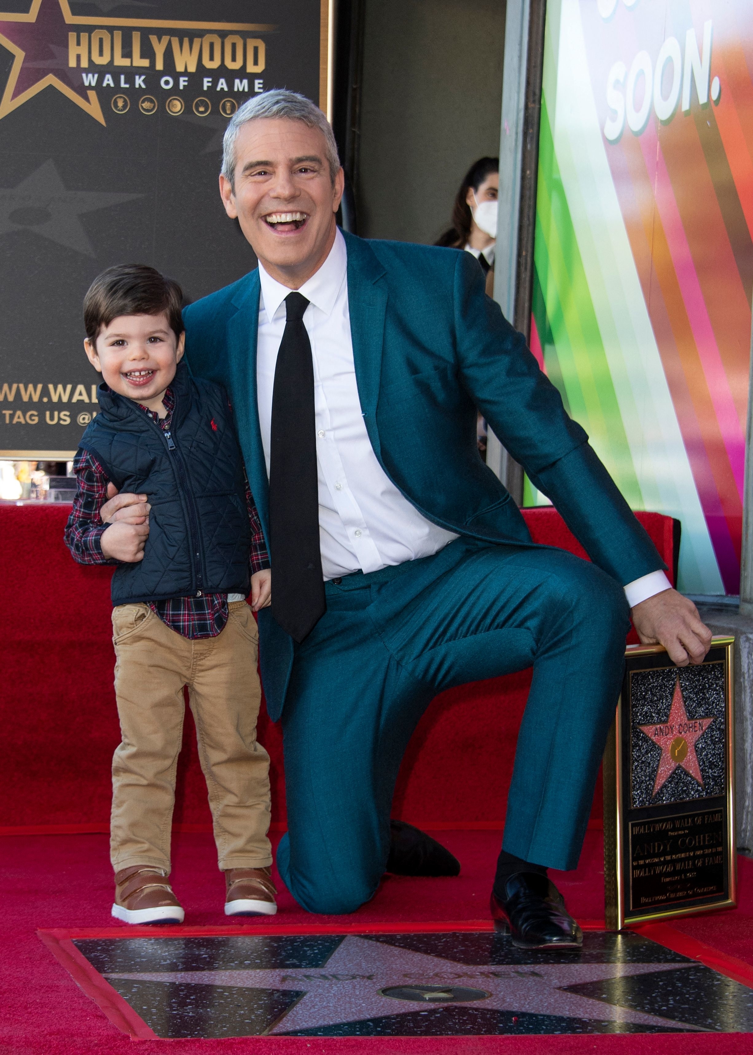 him and his son at andy&#x27;s hollywood&#x27;s star