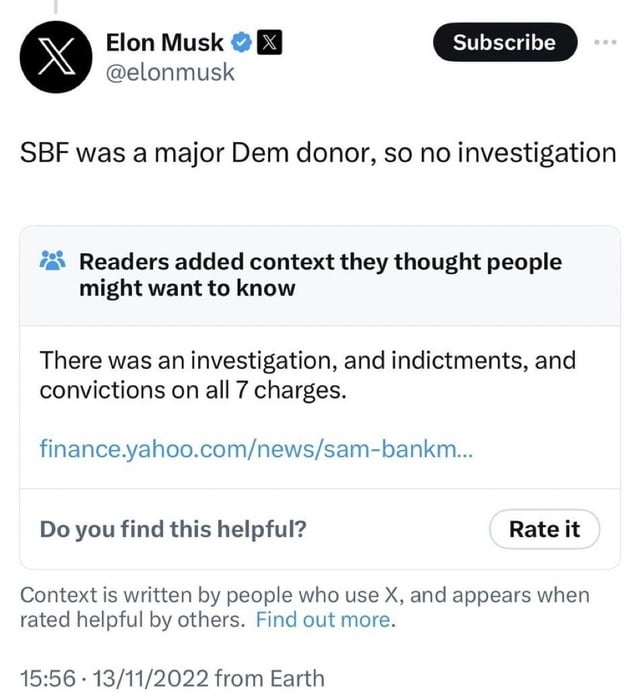 "there was an investigation"