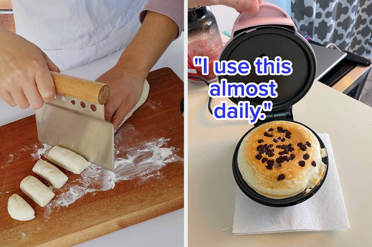 (left) pastry tool (right) dash mini maker