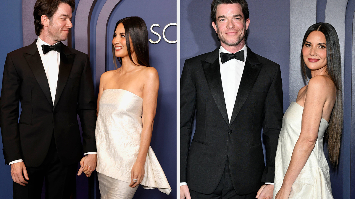 John Mulaney, Olivia Munn Make Red Carpet Debut