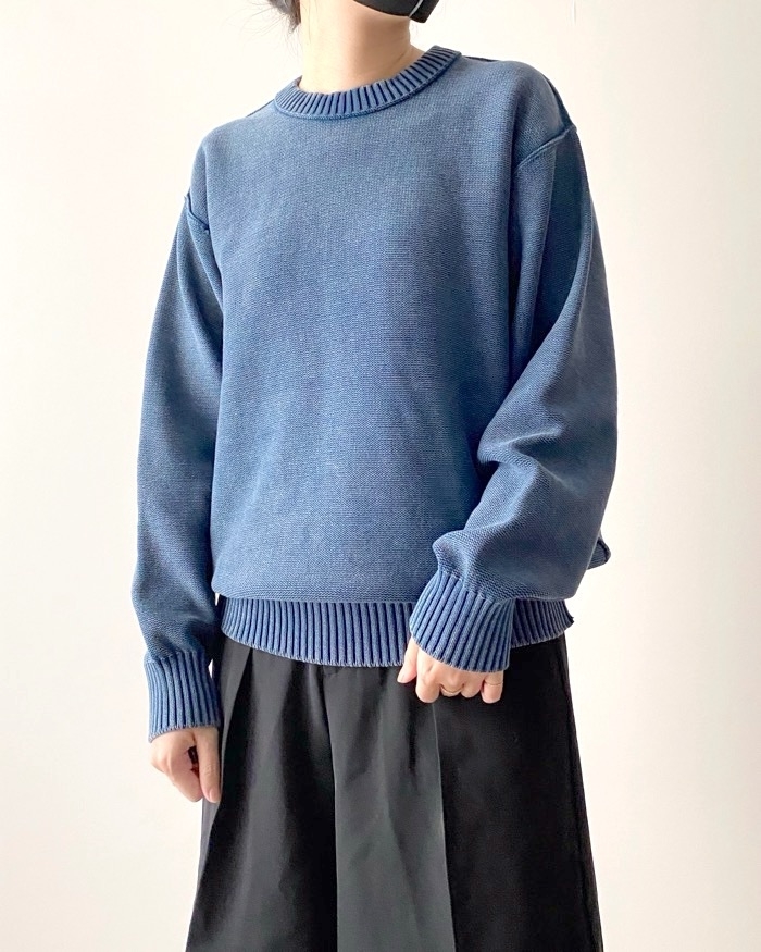 【心斎橋店】新品未使用　ダイリク　フォト プルオーバー ニット　長袖 心斎橋店】新品未使用 ダイリク フォト プルオーバー ニット 長袖