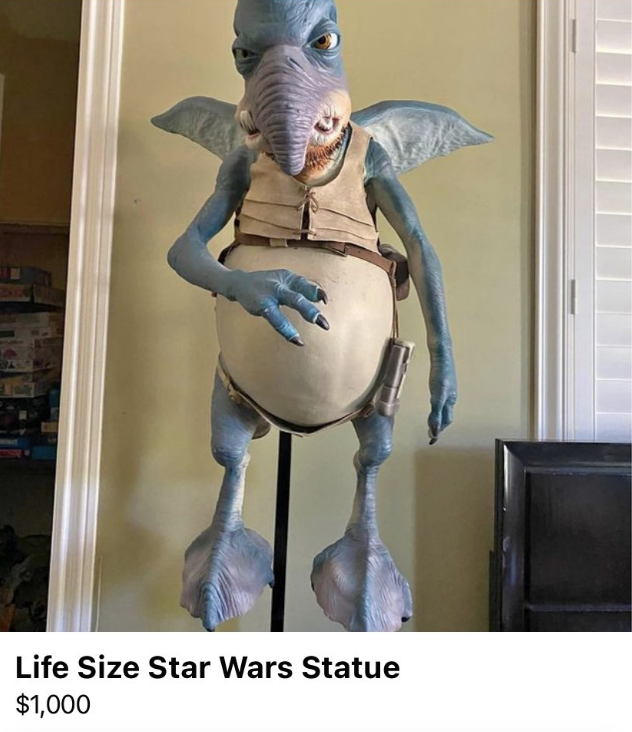 &quot;Life Size Star Wars Statue&quot;