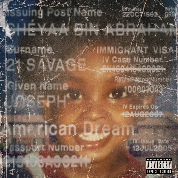 21 savage american dream cover art